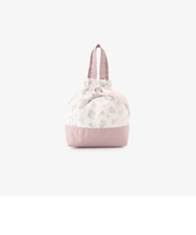 フラワーアート抗菌保冷巾着ランチバッグ