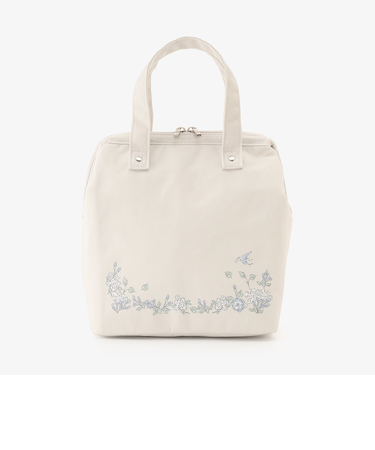 フラワーアート抗菌保冷ワイヤーランチバッグL