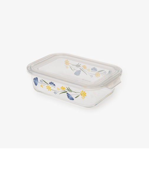 フルールデュクール耐熱ガラス保存容器L