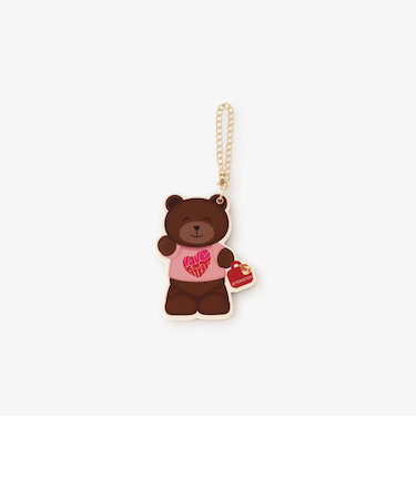 ミラーコームチャーム/KITKAT ハートフルベアー