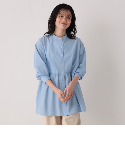 ブロードペプラムブラウス