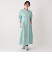 ストライプブロードスキッパーワンピース