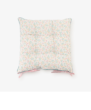 フラワーウォッシャブルキルトチェアーシート