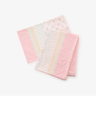 フラワーウォッシャブルキルトベッドセット