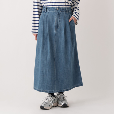 オーガビッツデニムタックスカート