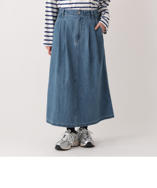 オーガビッツデニムタックスカート