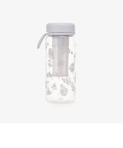 フラワーアート茶漉し付きクリアボトル 550ml
