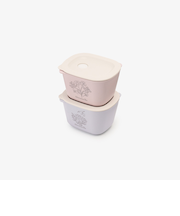 フラワーアート抗菌スタッキング保存容器Sセット