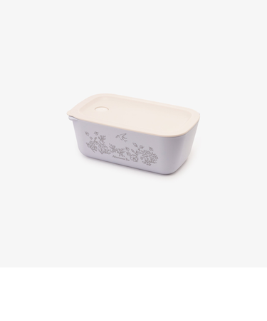 フラワーアート抗菌スタッキング保存容器M