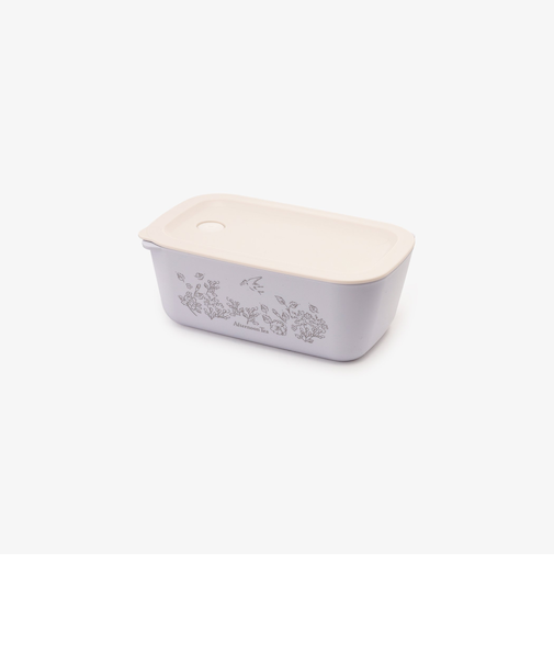 フラワーアート抗菌スタッキング保存容器M