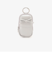 フェイクレザーリボンリップポーチチャーム