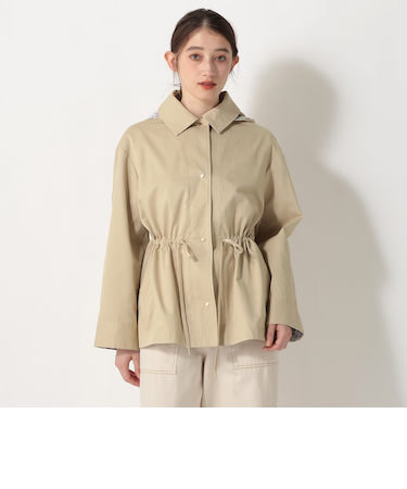 フーディージャケット/リバティプリント