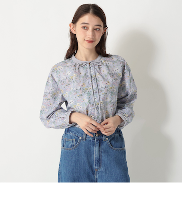 くるみブラウス/リバティプリント