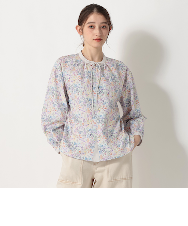 くるみブラウス/リバティプリント