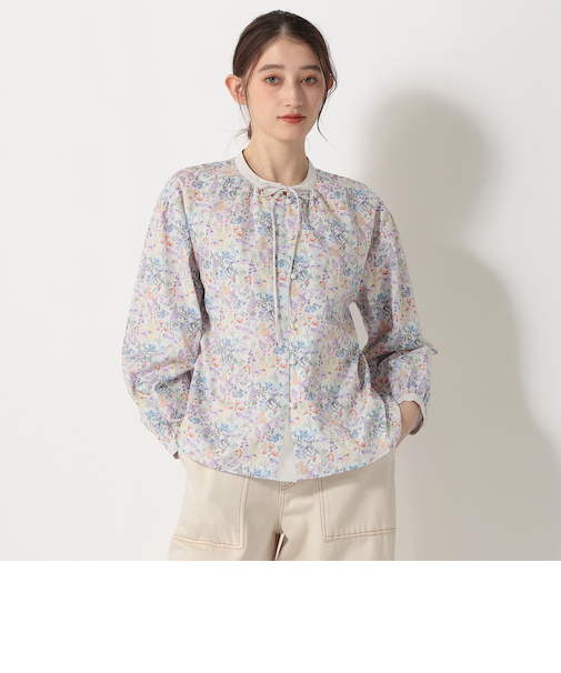 くるみブラウス/リバティプリント