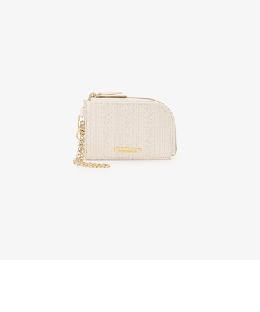 型押しレースキーコインケース