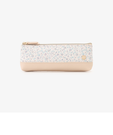 フラワープリントペンケース