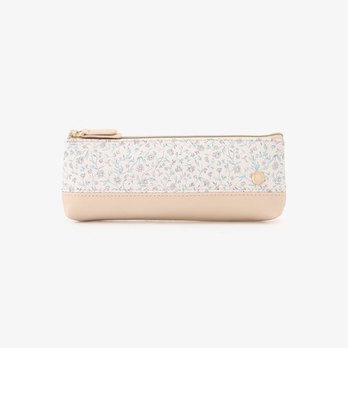 フラワープリントペンケース