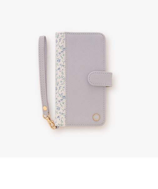 フラワープリントiPhone15/14/13ケース