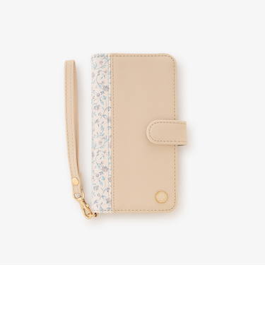 フラワープリントiPhone15/14/13ケース