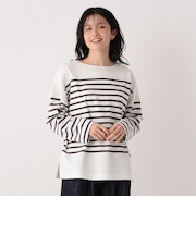 MON JOURNALパネルボーダープルオーバー