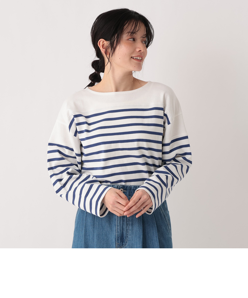 MON JOURNALパネルボーダープルオーバー