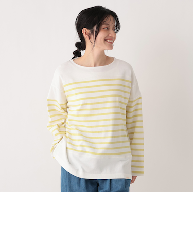 MON JOURNALパネルボーダープルオーバー