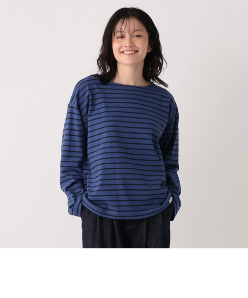 MON JOURNAL配色ボーダープルオーバー