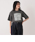 MON JOURNALタイポグラフィープリントTシャツ