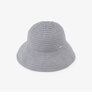 ギンガムチェックグログランツバ広UVハット