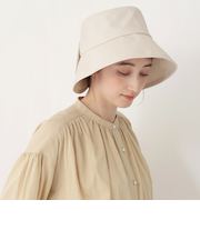 リボンバックカットUVハット