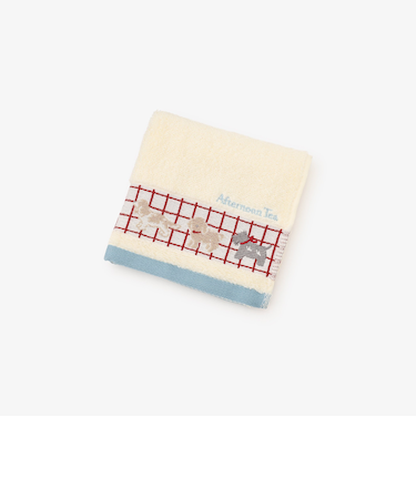アニマル刺繍ミニタオル