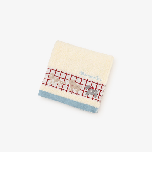 アニマル刺繍ミニタオル