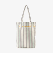 ストライプトートバッグM