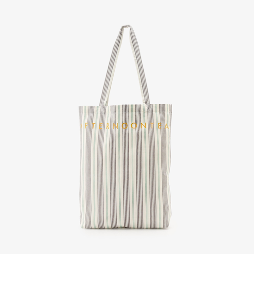 ストライプトートバッグM