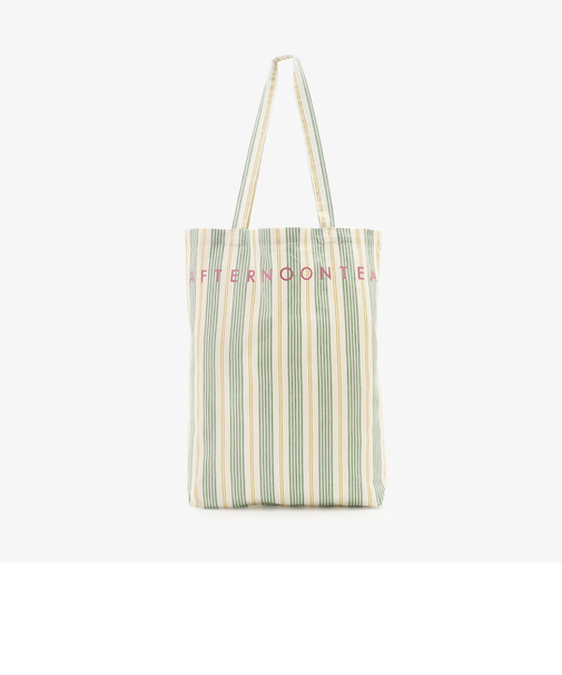 ストライプトートバッグM