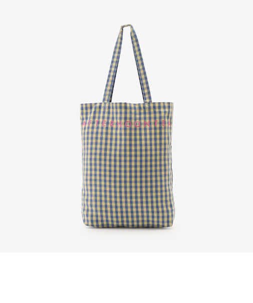 ギンガムチェックトートバッグM