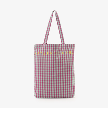 ギンガムチェックトートバッグM