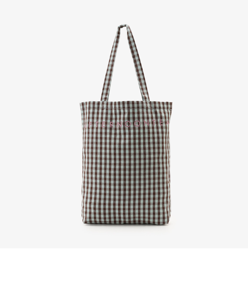 ギンガムチェックトートバッグM