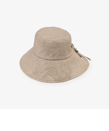 細リボンツバ広UVハット