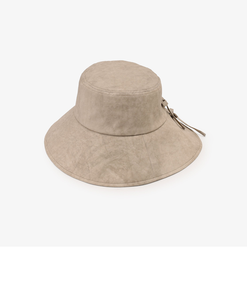 細リボンツバ広UVハット