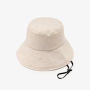 ツバ広UVバケットハット