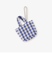 チェックミニトートチャーム