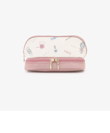 トラベルシェル型コスメアクセサリーポーチ