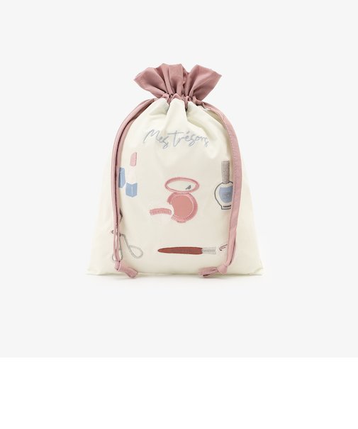 トラベル巾着ポーチM