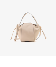 合皮巾着ショルダーバッグ