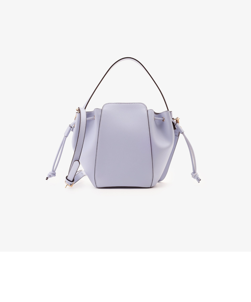 合皮巾着ショルダーバッグ