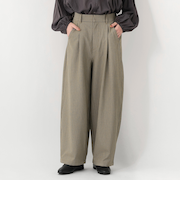 チェックカーブパンツ