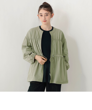 タフタギャザーコート