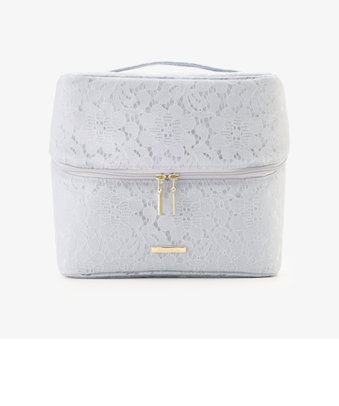 レースLEDミラー付きバニティポーチ